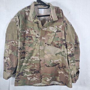 Multicam Camouflage Military Jacket Medium-Long Size 71-75 In. Height Chest 37-4